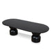 Showcasing Losivana 2.8m Dining Table - Full Black DT10405-CN Dining Table by Calibre Furniturs