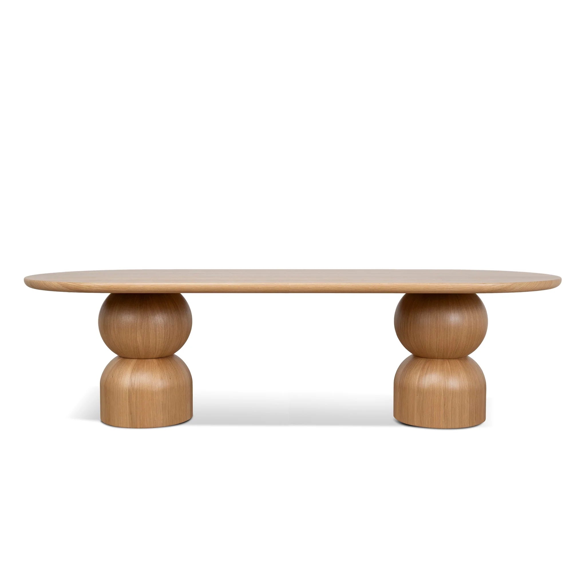 Showcasing Bonusena 2.8m Dining Table - Natural DT10406-CN Dining Table by Calibre Furniturs