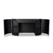 1.55m Rattan Home Office Desk - Full Black - image 6
