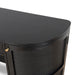 1.55m Rattan Home Office Desk - Full Black - image 10