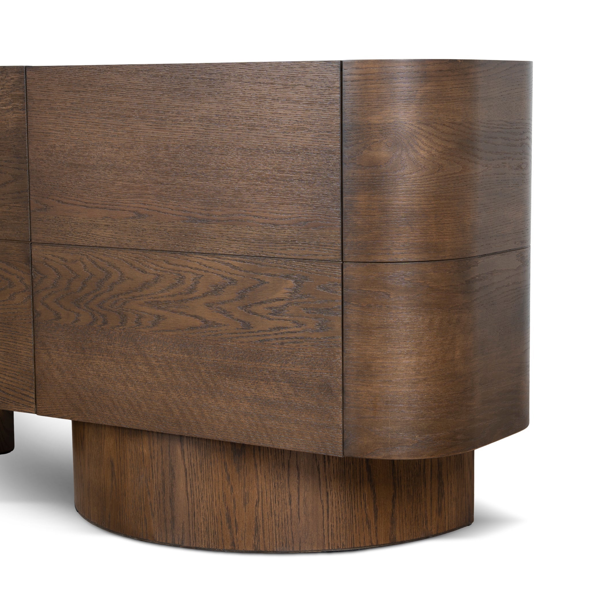 2.2m Buffet Unit - Caramel Oak