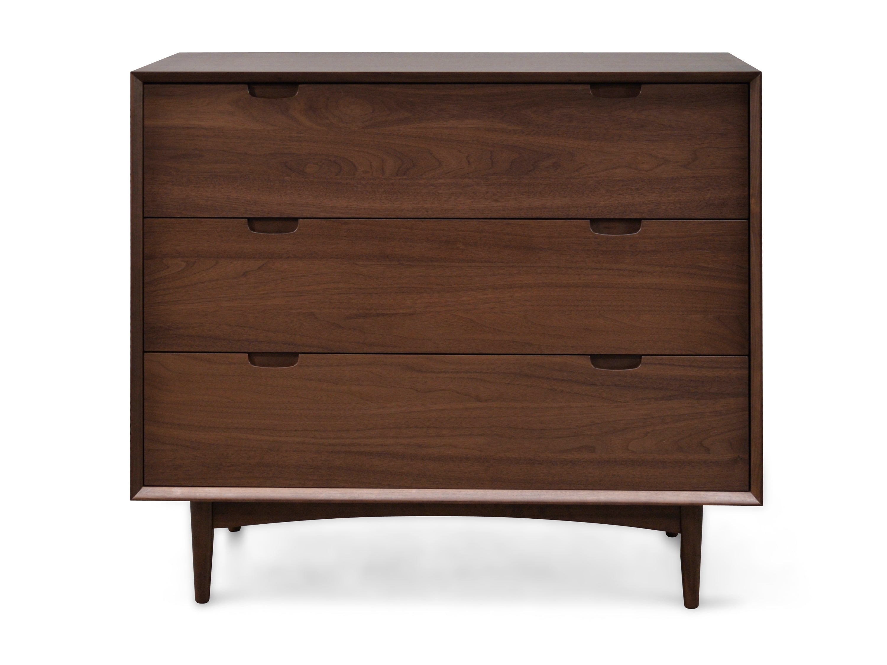 3 Drawer Chest - Walnut