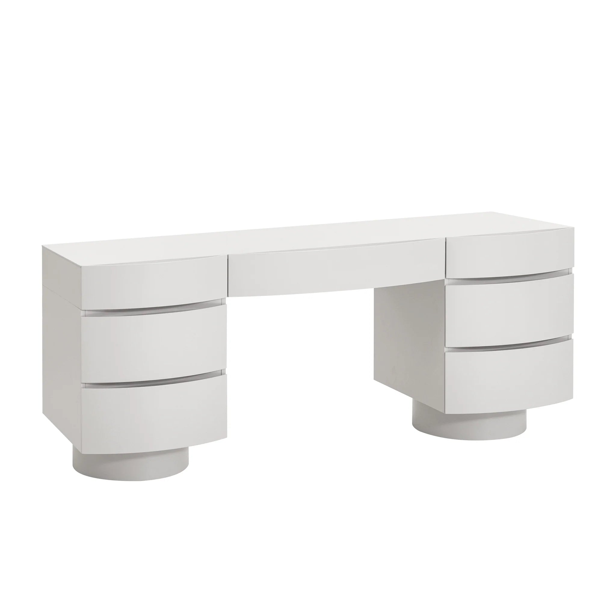Showcasing Rolulo Home Office Desk - Warm Grey DT10538-IG Office Desk by Calibre Furniturs