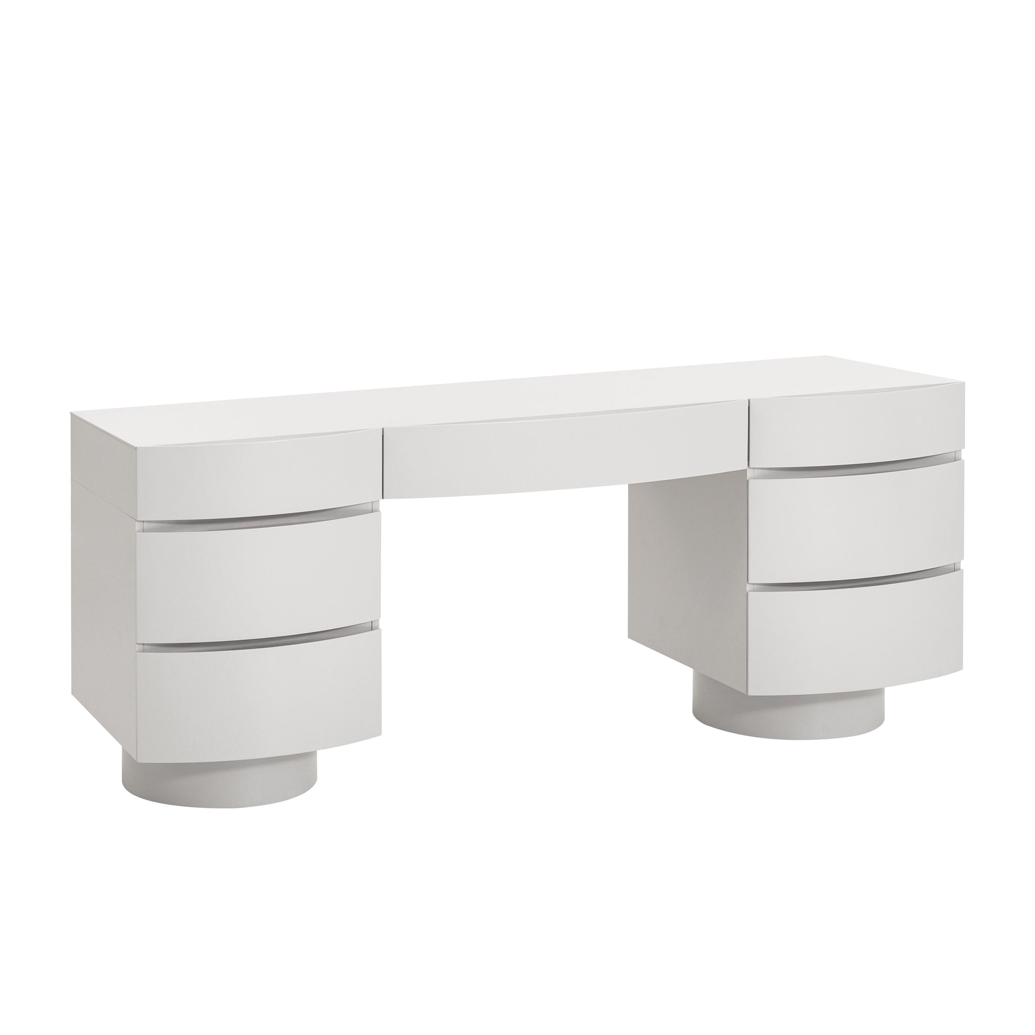 1.72m Home Office Desk - Warm Grey