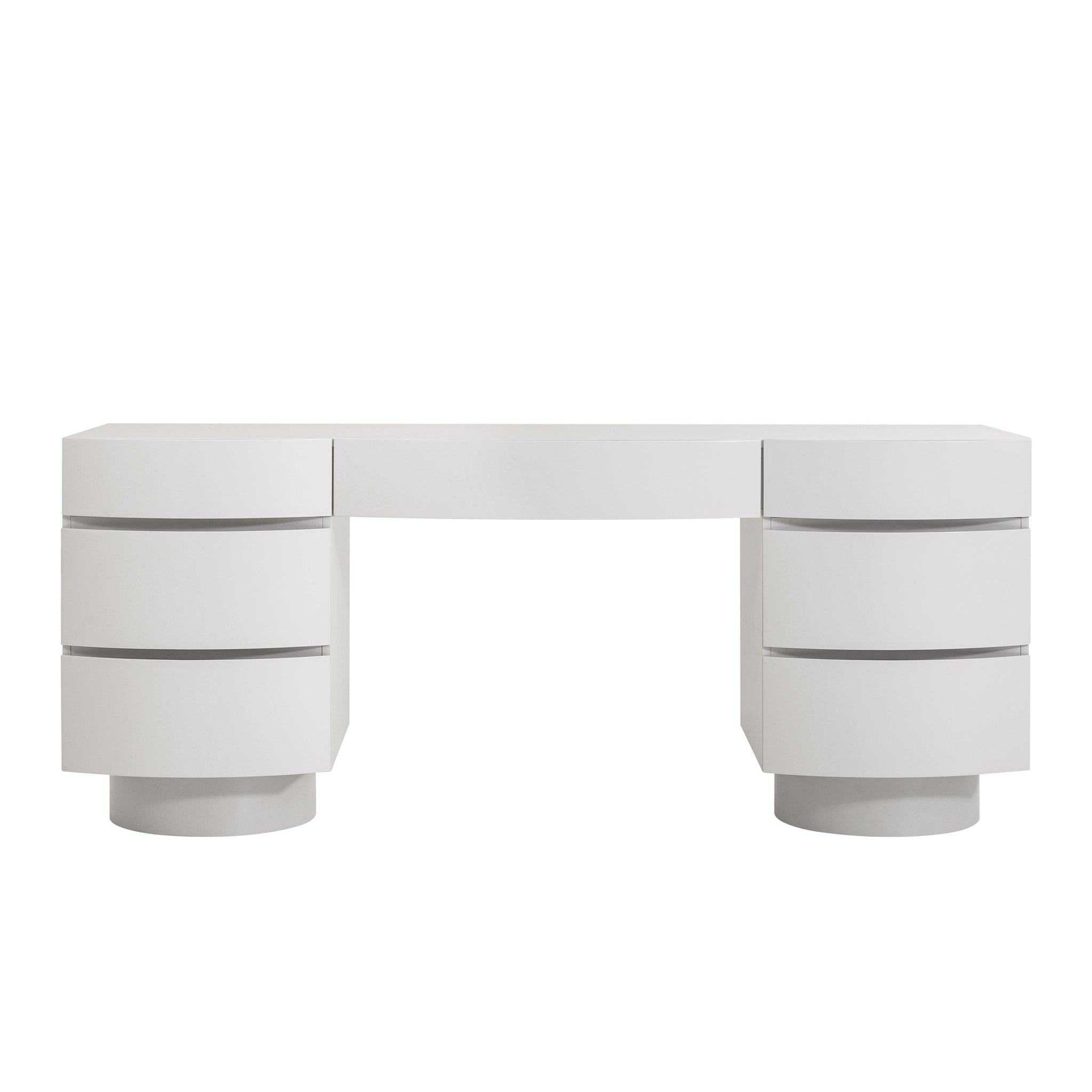 1.72m Home Office Desk - Warm Grey