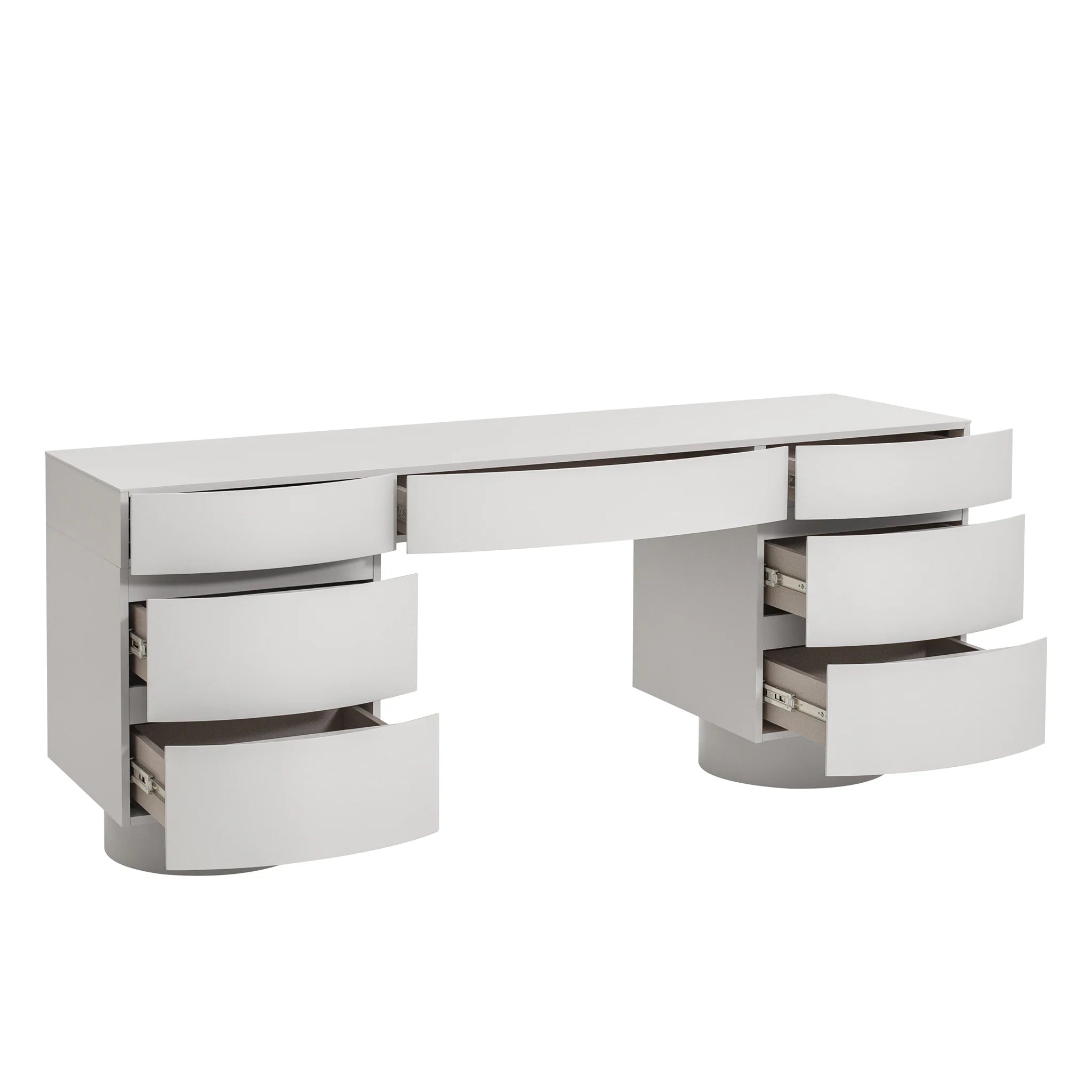 Rolulo Home Office Desk - Warm Grey