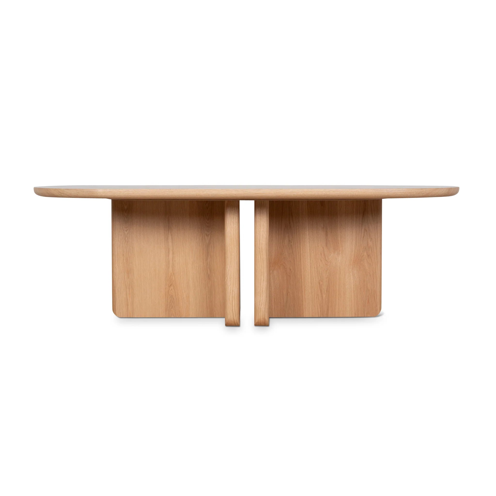 Showcasing Berena 2.4m Dining Table - Natural Oak DT10543-CN Dining Table by Calibre Furniturs