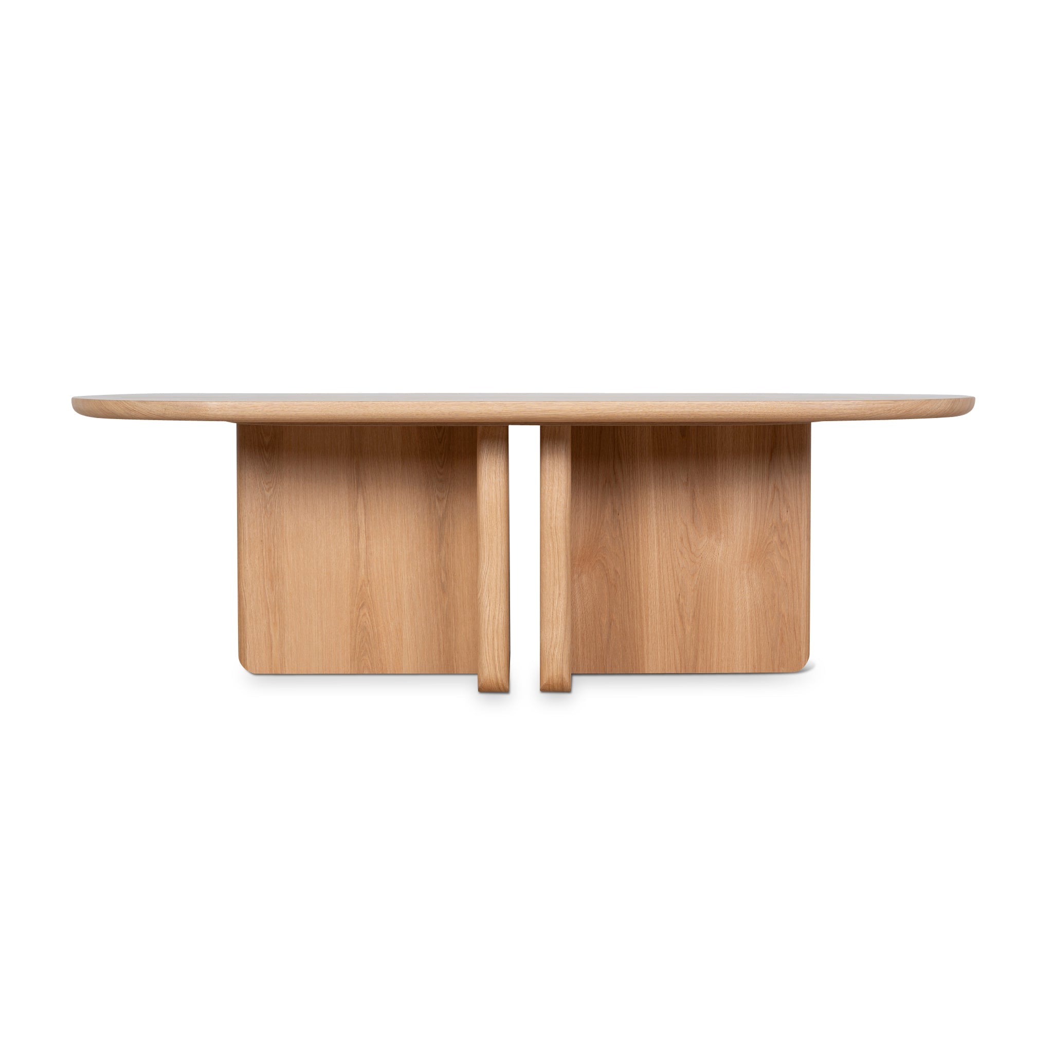 2.4m Dining Table - Natural Oak - Valdis
