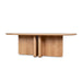Showcasing Berena 2.4m Dining Table - Natural Oak DT10543-CN Dining Table by Calibre Furniturs
