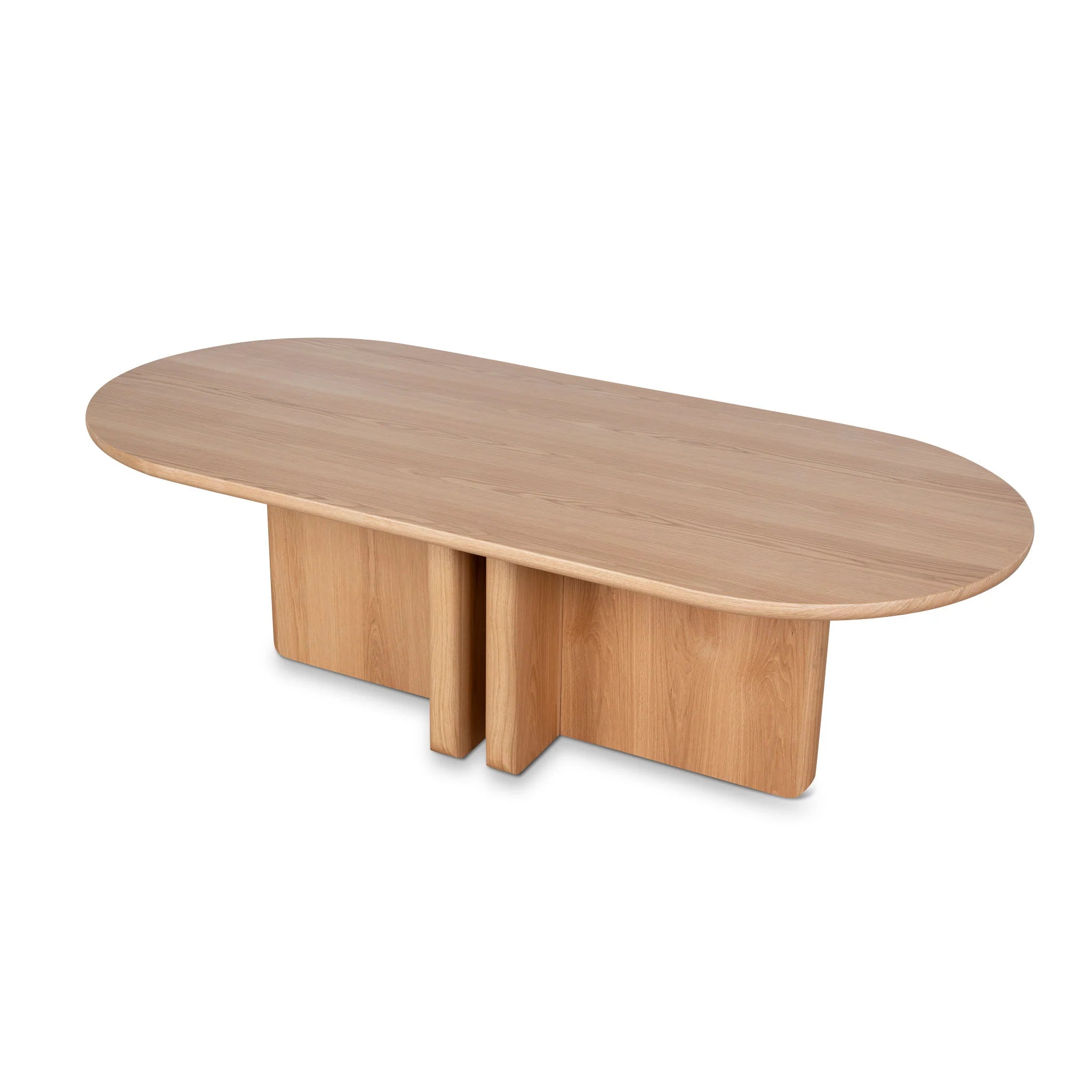 Showcasing Berena 2.4m Dining Table - Natural Oak DT10543-CN Dining Table by Calibre Furniturs