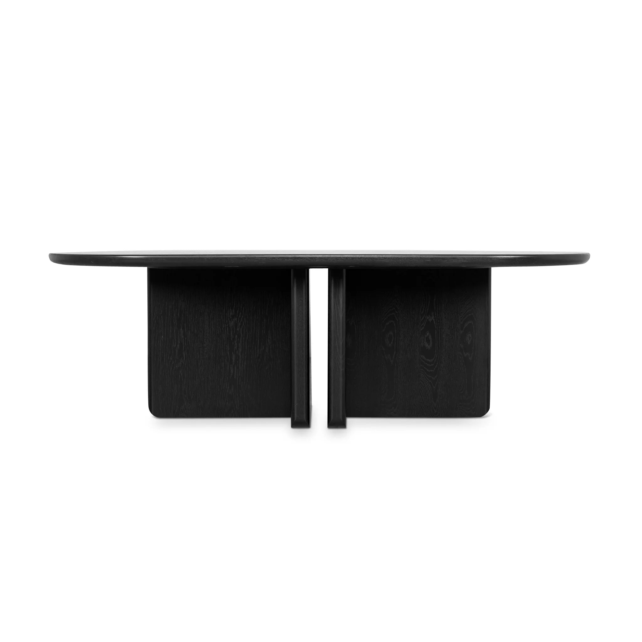 Showcasing Pinova 2.4m Dining Table - Full Black DT10544-CN Dining Table by Calibre Furniturs