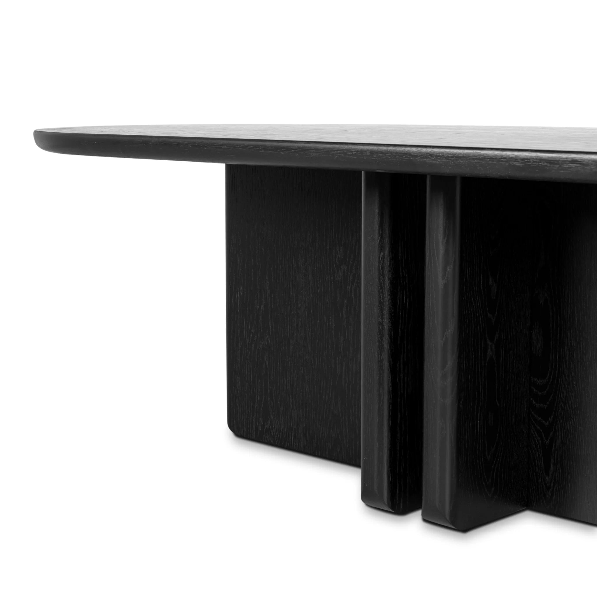 Pinova 2.4m Dining Table - Full Black