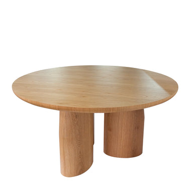 Showcasing Pavara 1.5m Round Dining Table - Natural DT10583-CN Dining Table by Calibre Furniturs