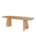 Showcasing Labeta 2.4m Dining Table - Natural DT10584-CN Dining Table by Calibre Furniturs