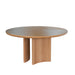 Showcasing Tovana 1.5m Round Dining Table - Natural DT10587-CN Dining Table by Calibre Furniturs