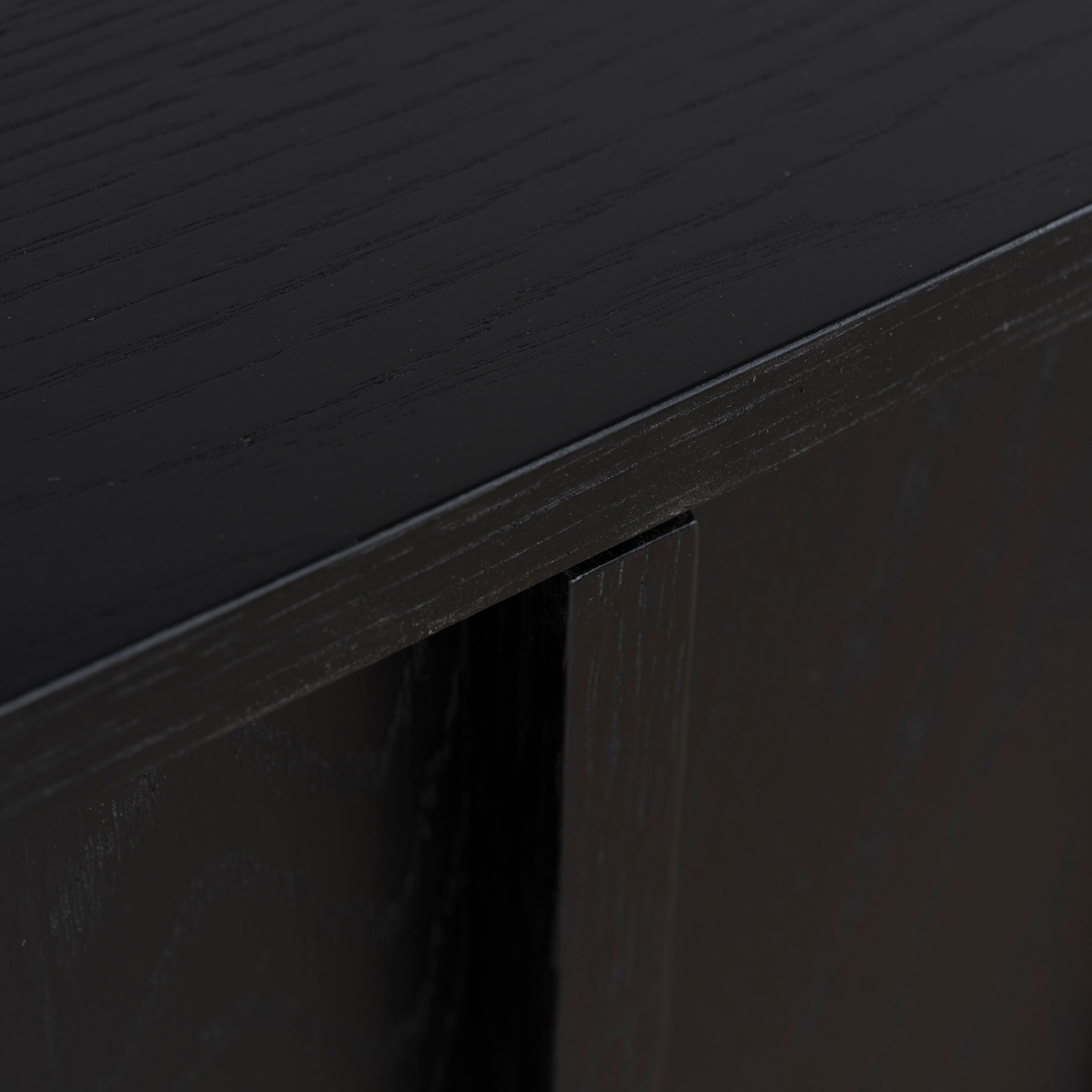 2m Sideboard Unit - Full Black