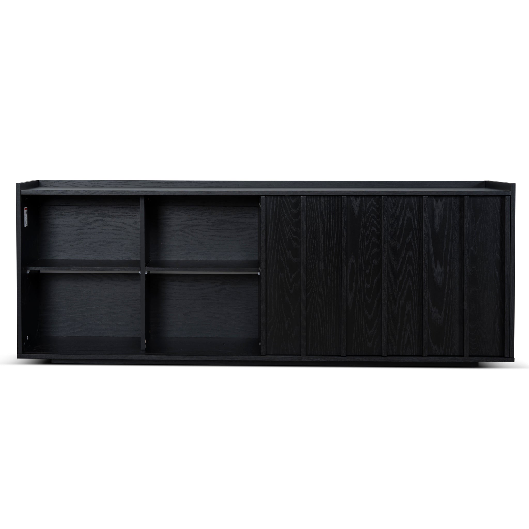 2m Sideboard Unit - Full Black