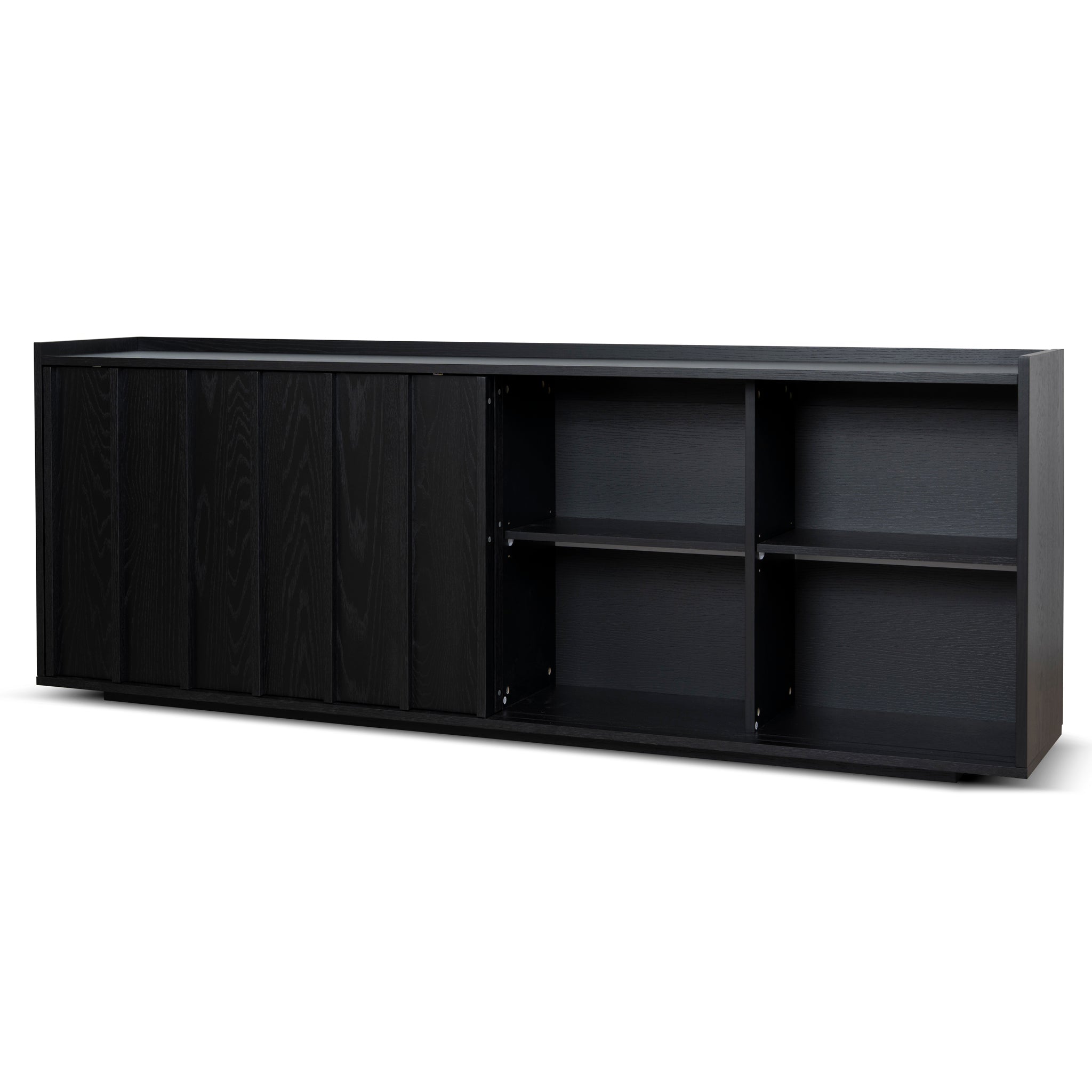 CDT10589-KD 2m Sideboard Unit - Full Black