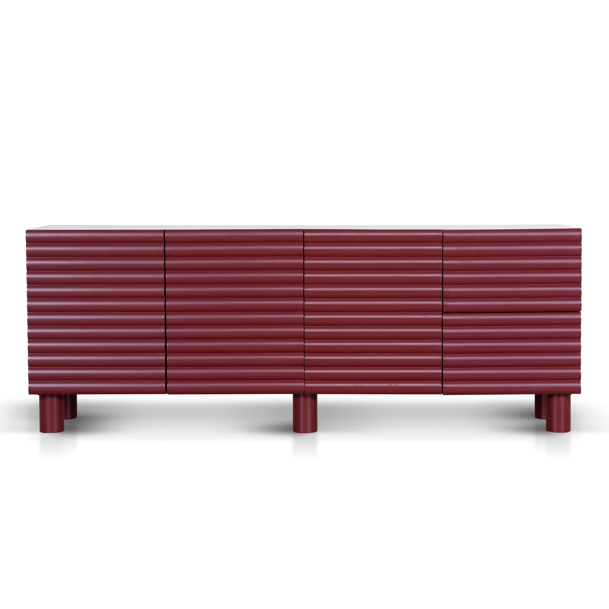2m Sideboard Unit - Red