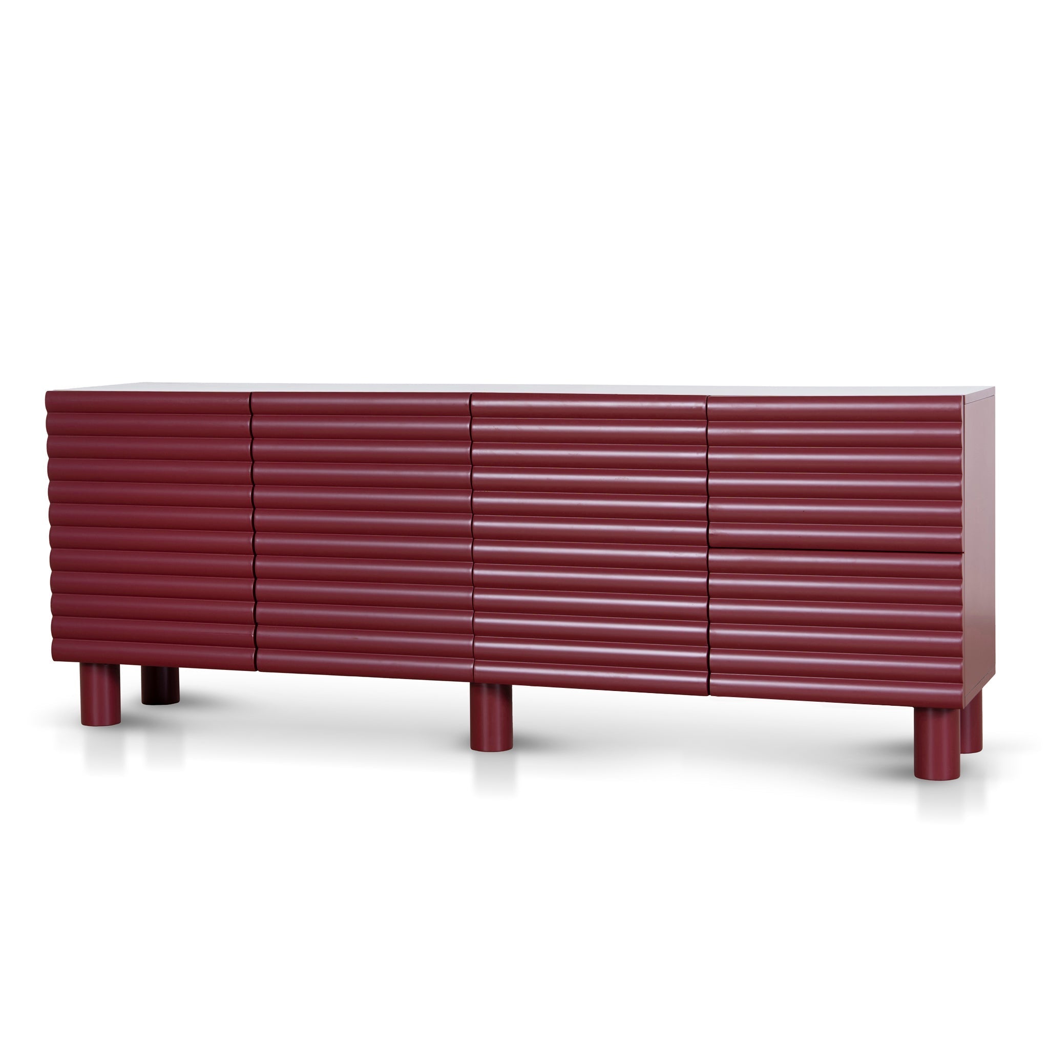 2m Sideboard Unit - Red