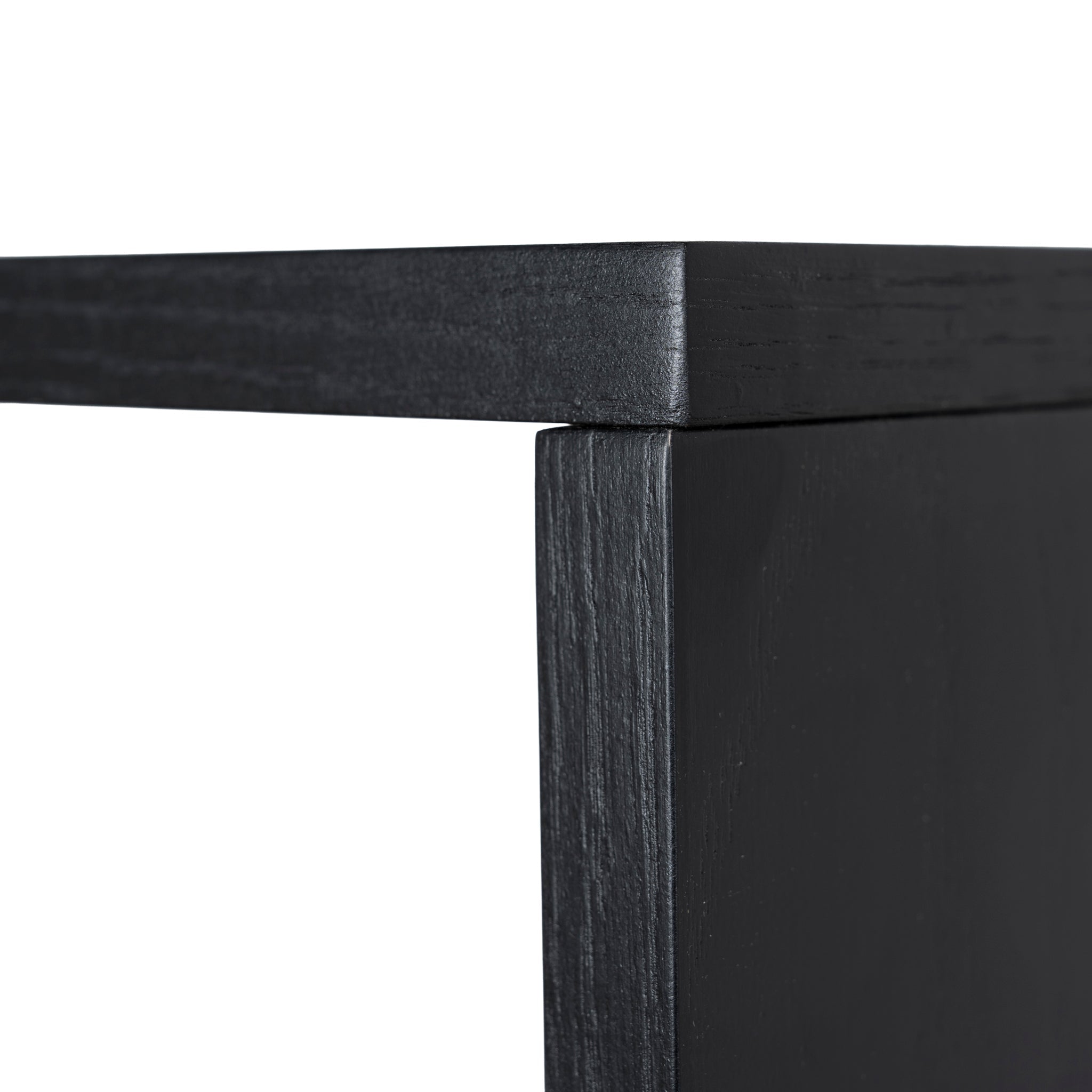 1.6m Book Shelf - Full Black