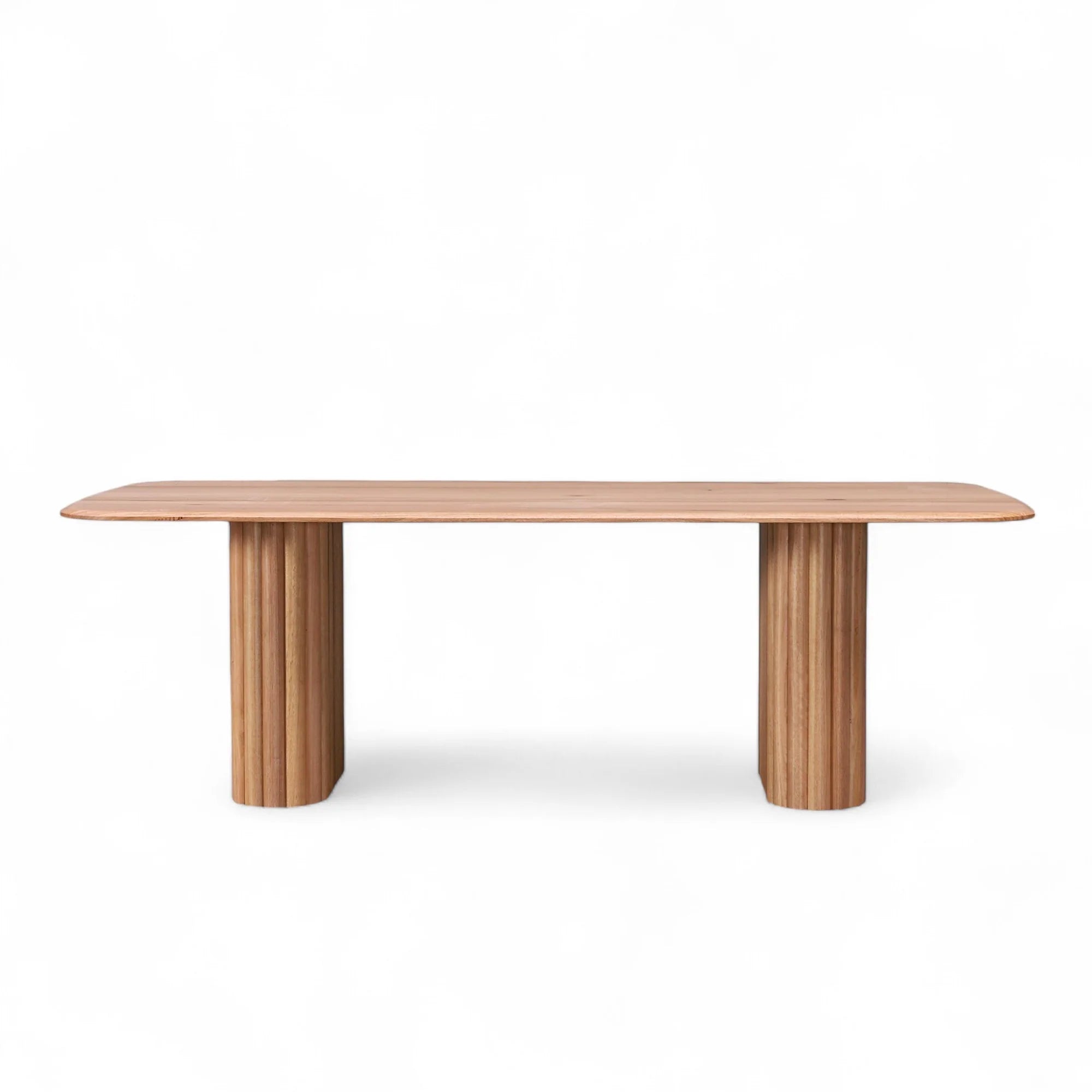 Showcasing Kolema 2.4m Dining Table - Natural DT10666-MA Dining Table by Calibre Furniturs