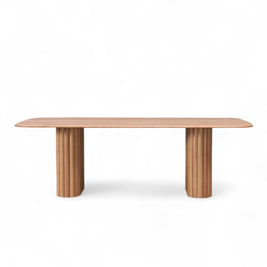 Showcasing Kolema 2.4m Dining Table - Natural DT10666-MA Dining Table by Calibre Furniturs