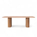 Showcasing Kolema 2.4m Dining Table - Natural DT10666-MA Dining Table by Calibre Furniturs
