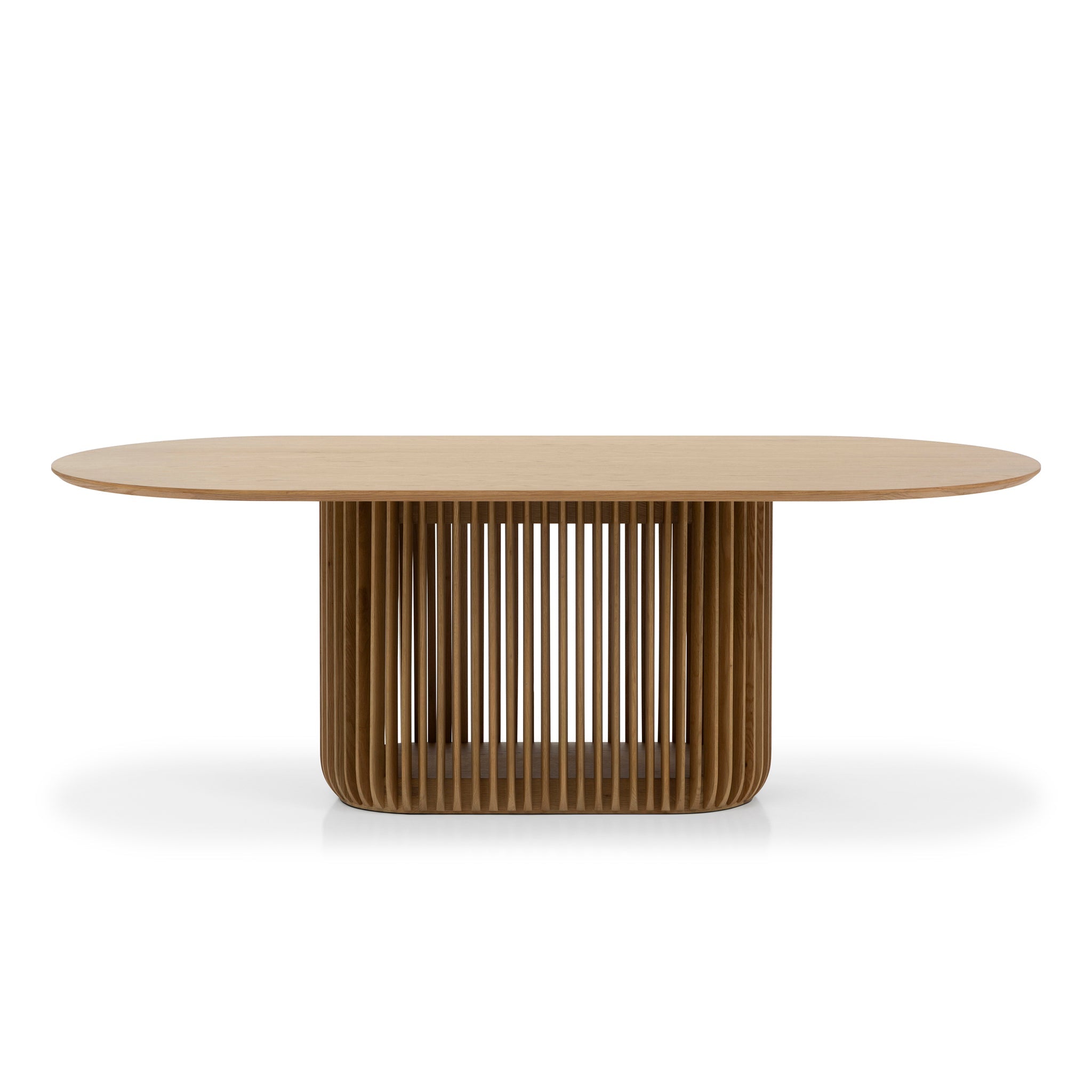 CDT10670-CU 2.2m Oval Dining Table - Natural