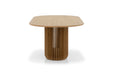 Showcasing Batano 2.2m Oval Dining Table - Natural DT10670-CU Dining Table by Calibre Furniturs
