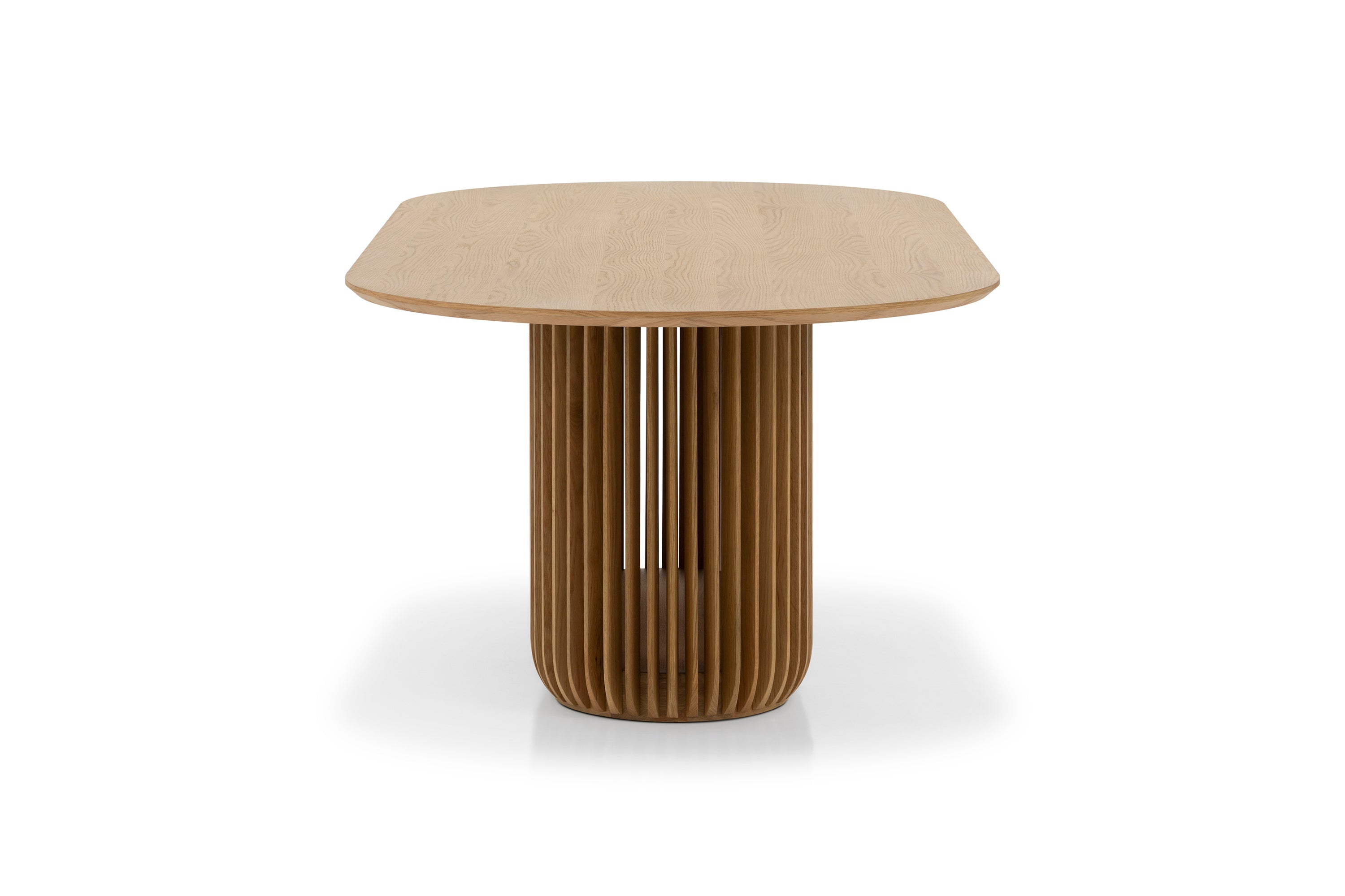 2.2m Oval Dining Table - Natural