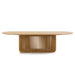 Showcasing Namonilo 2.8m Oval Dining Table - Natural DT10672-CU Dining Table by Calibre Furniturs