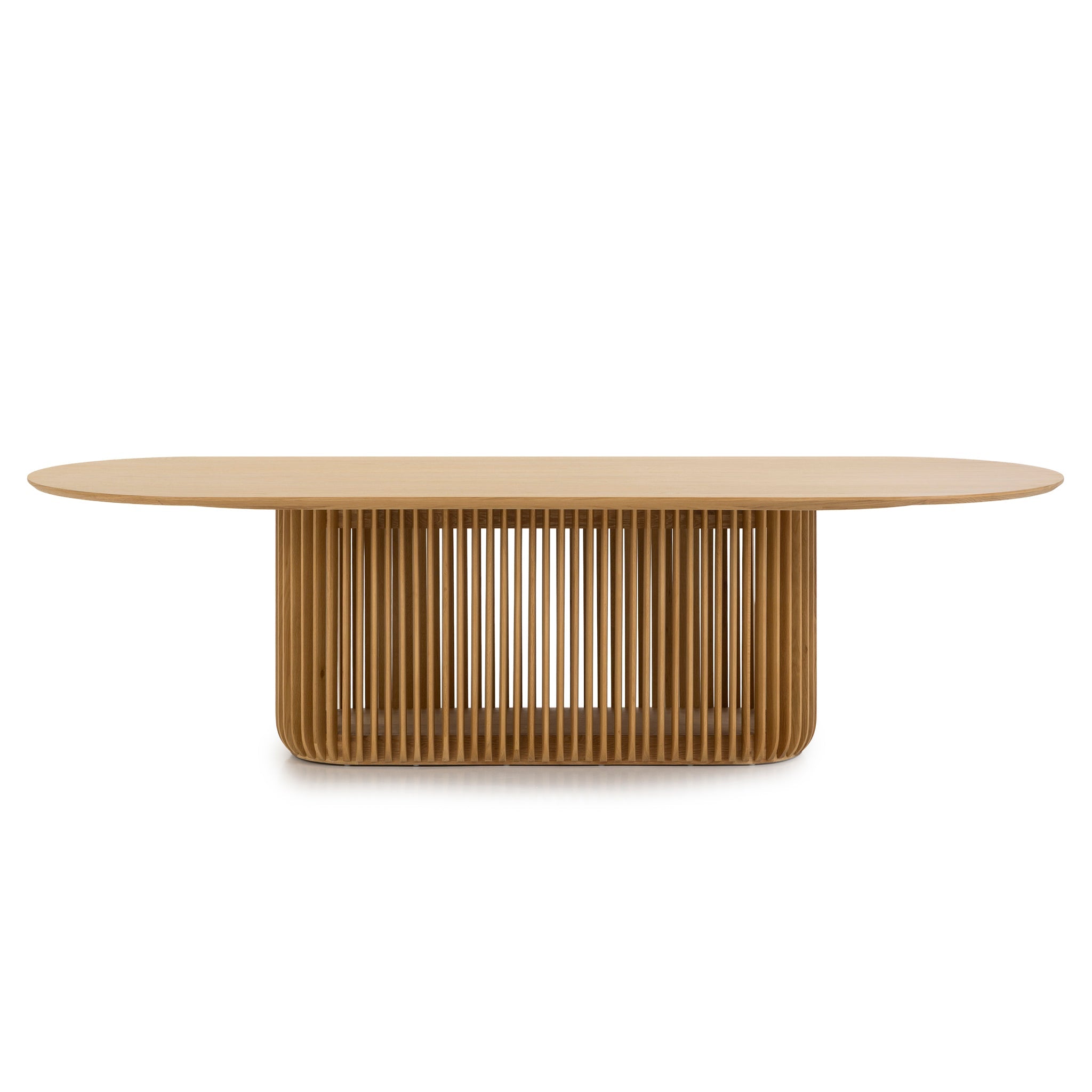 2.8m Oval Dining Table - Natural - image 3