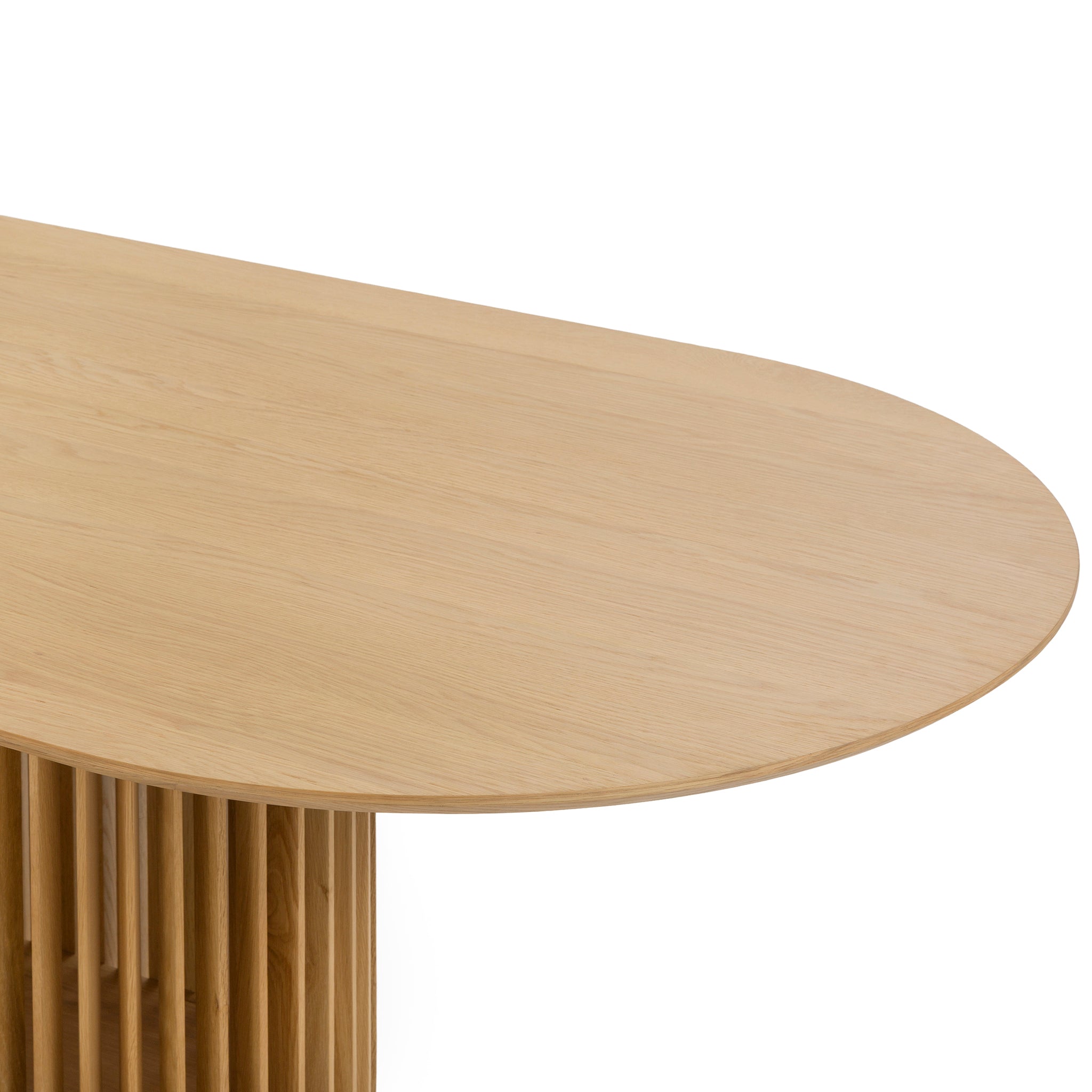 2.8m Oval Dining Table - Natural - image 5