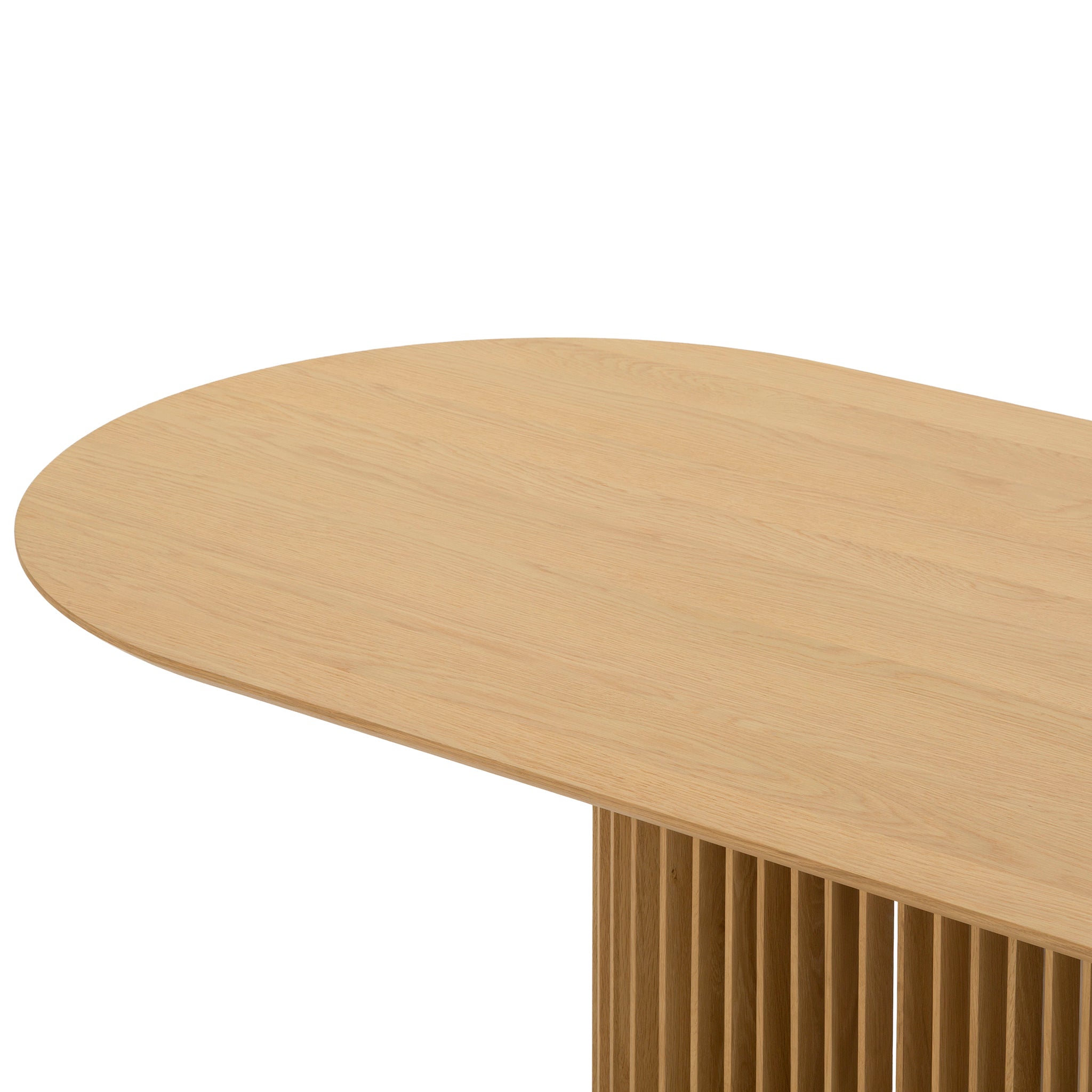2.8m Oval Dining Table - Natural - image 6