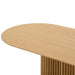 2.8m Oval Dining Table - Natural - image 6