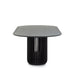 Showcasing Cobutala 2.8m Oval Dining Table - Black Stain DT10673-CU Dining Table by Calibre Furniturs