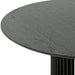 Showcasing Kadala 1.4m Round Dining Table - Black Stain DT10675-CU Dining Table by Calibre Furniturs