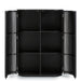 1.35m (H) High Board Unit - Black Stain - image 4