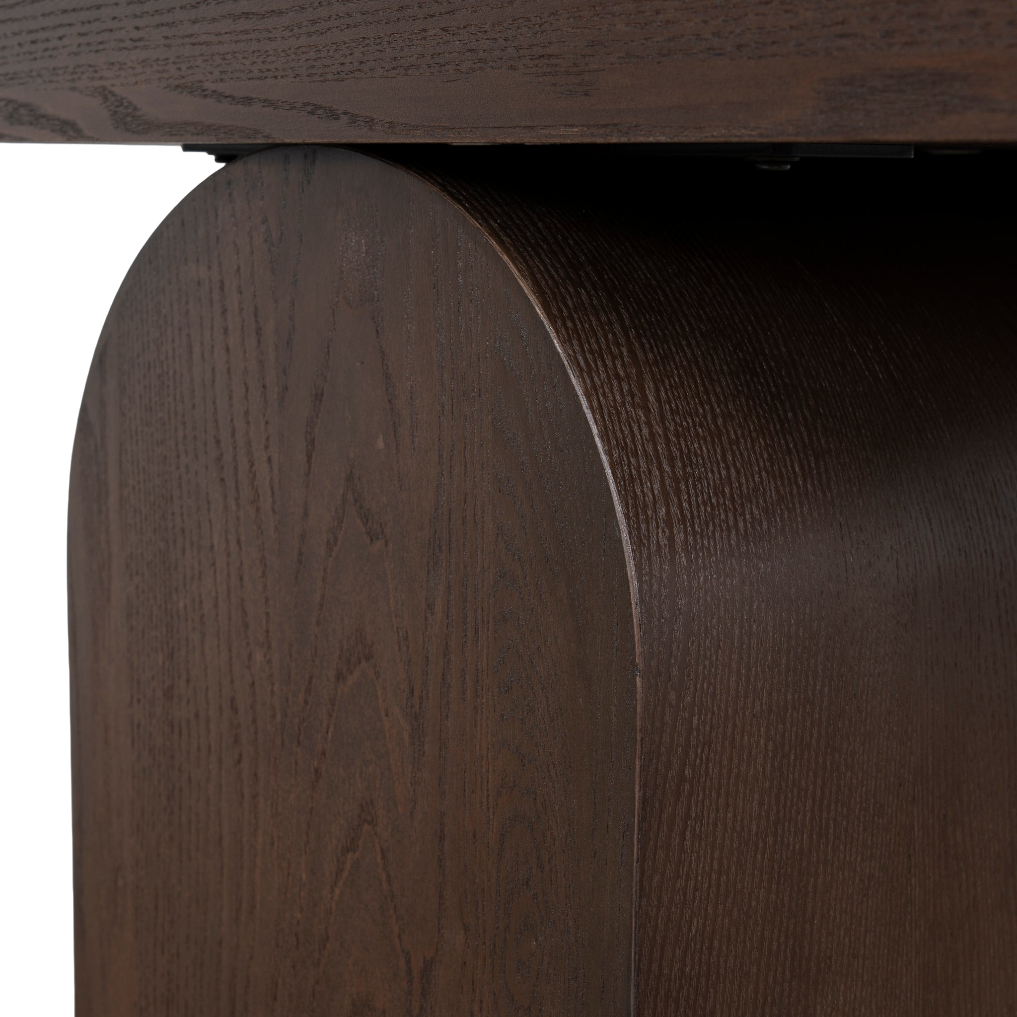 1.9m New Elm Console Table - Walnut