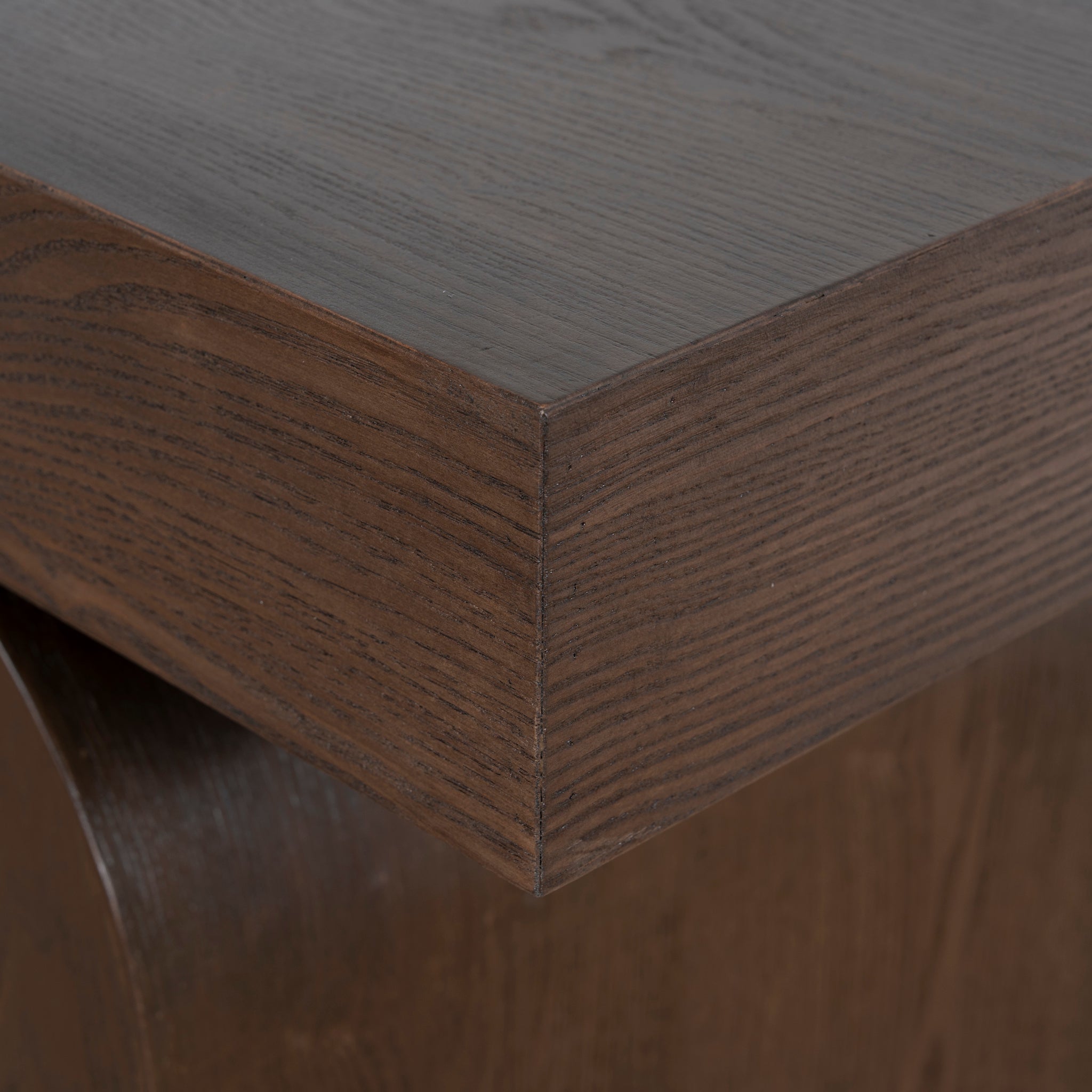 1.9m New Elm Console Table - Walnut