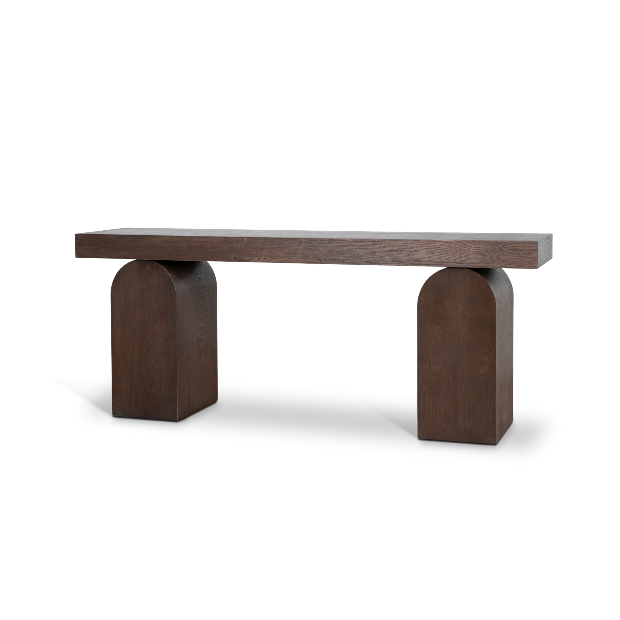 1.9m New Elm Console Table - Walnut