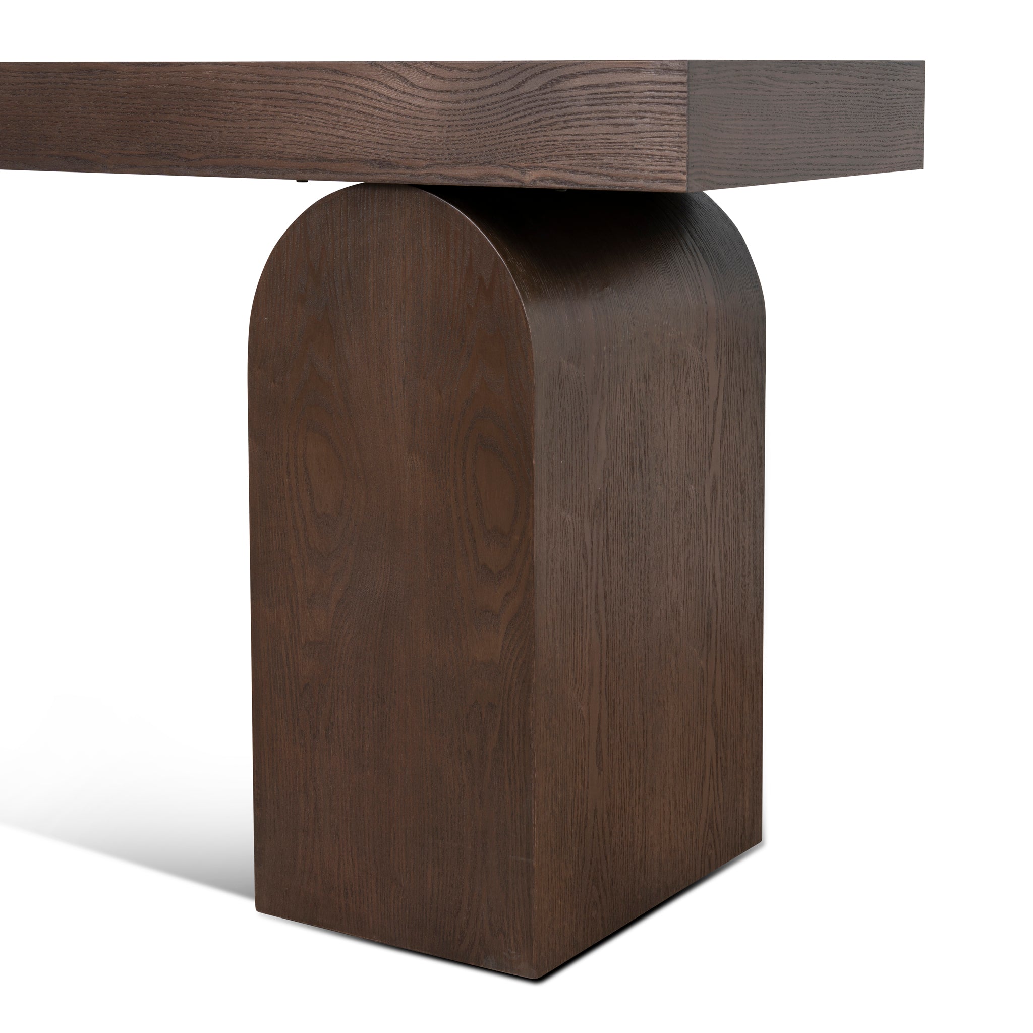 1.9m New Elm Console Table - Walnut