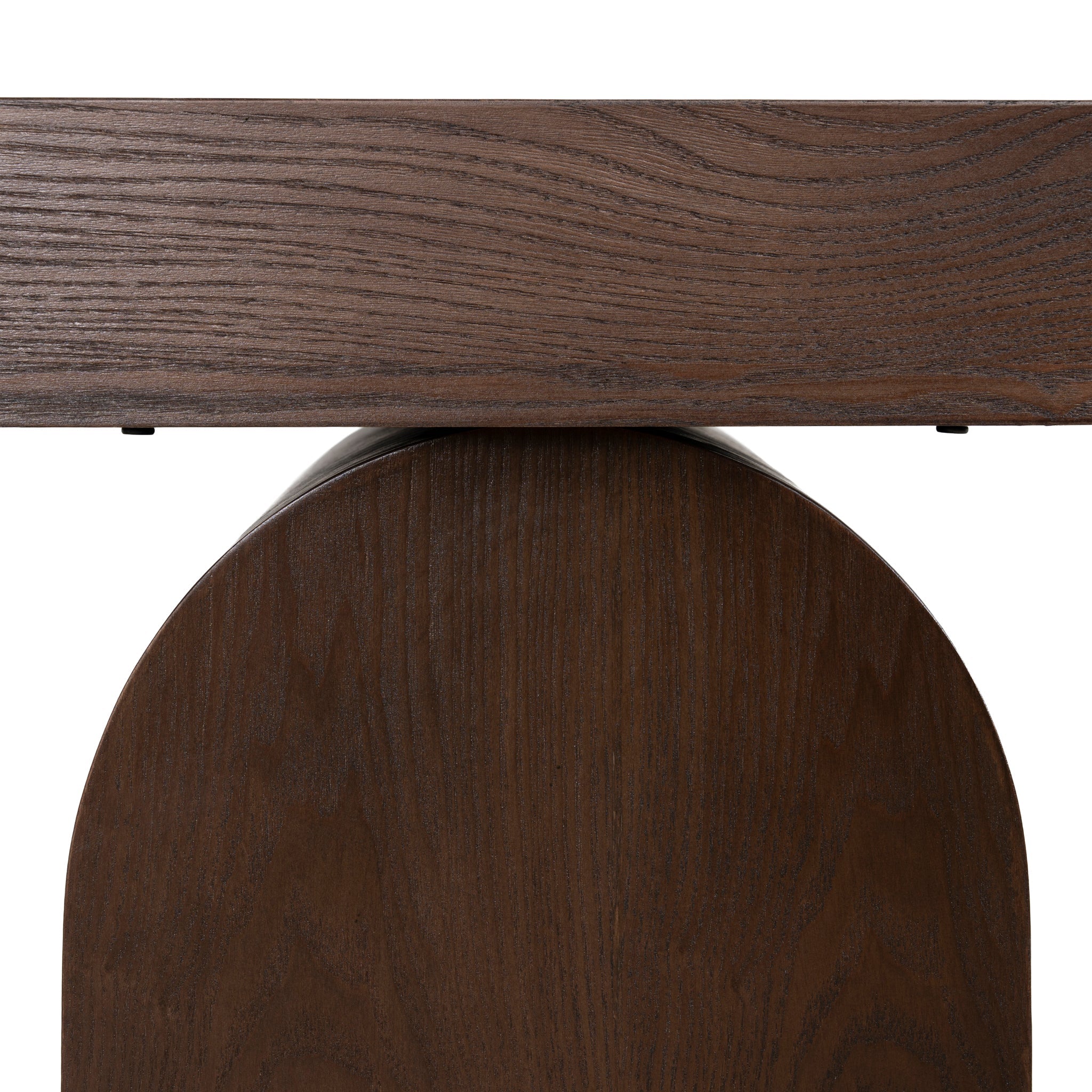 1.9m New Elm Console Table - Walnut - image 8