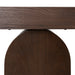 1.9m New Elm Console Table - Walnut - image 8