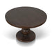 Showcasing Badedora 1.2m Round Elm Dining Table - Walnut DT10892-NI Dining Table by Calibre Furniturs