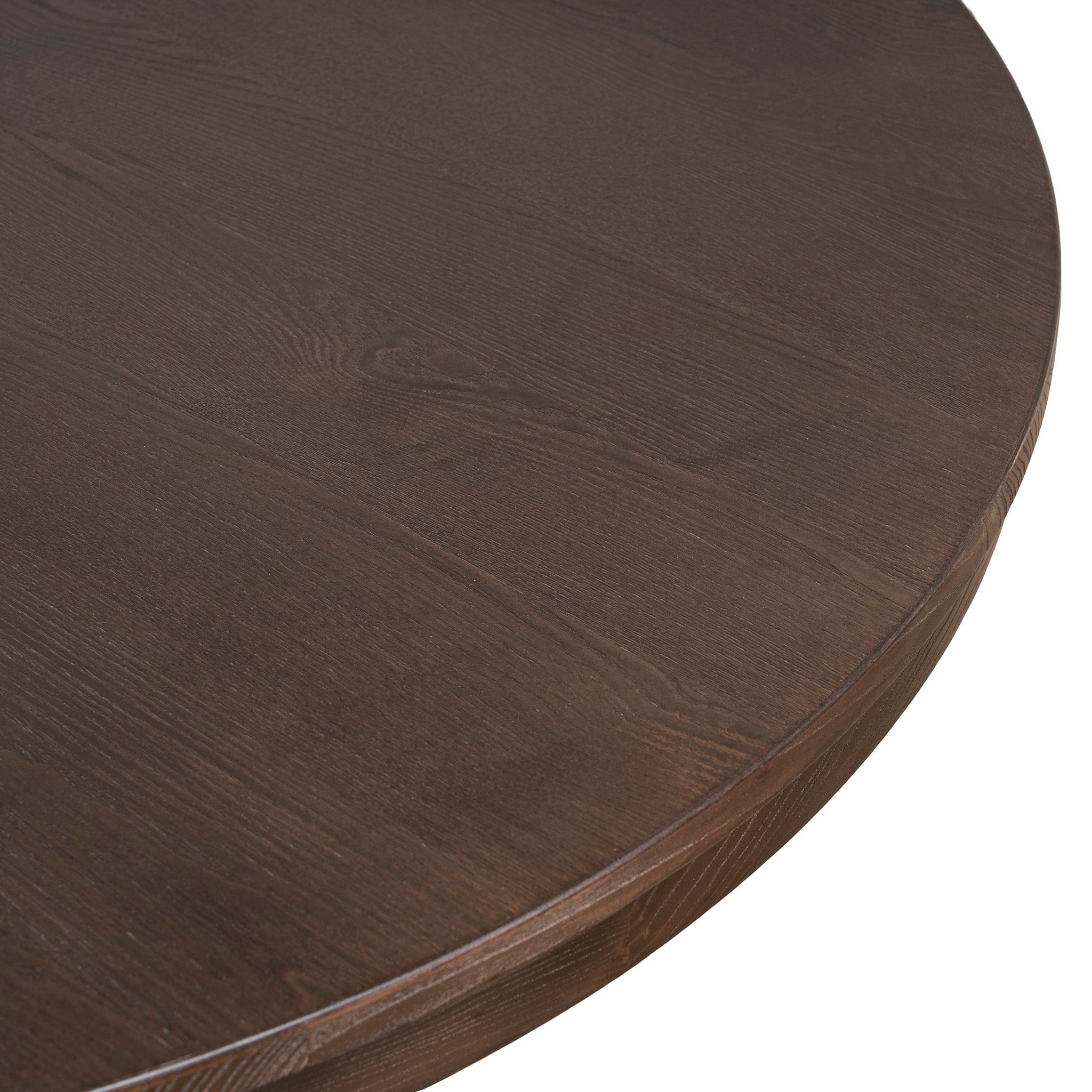 1.2m Round Elm Dining Table - Walnut