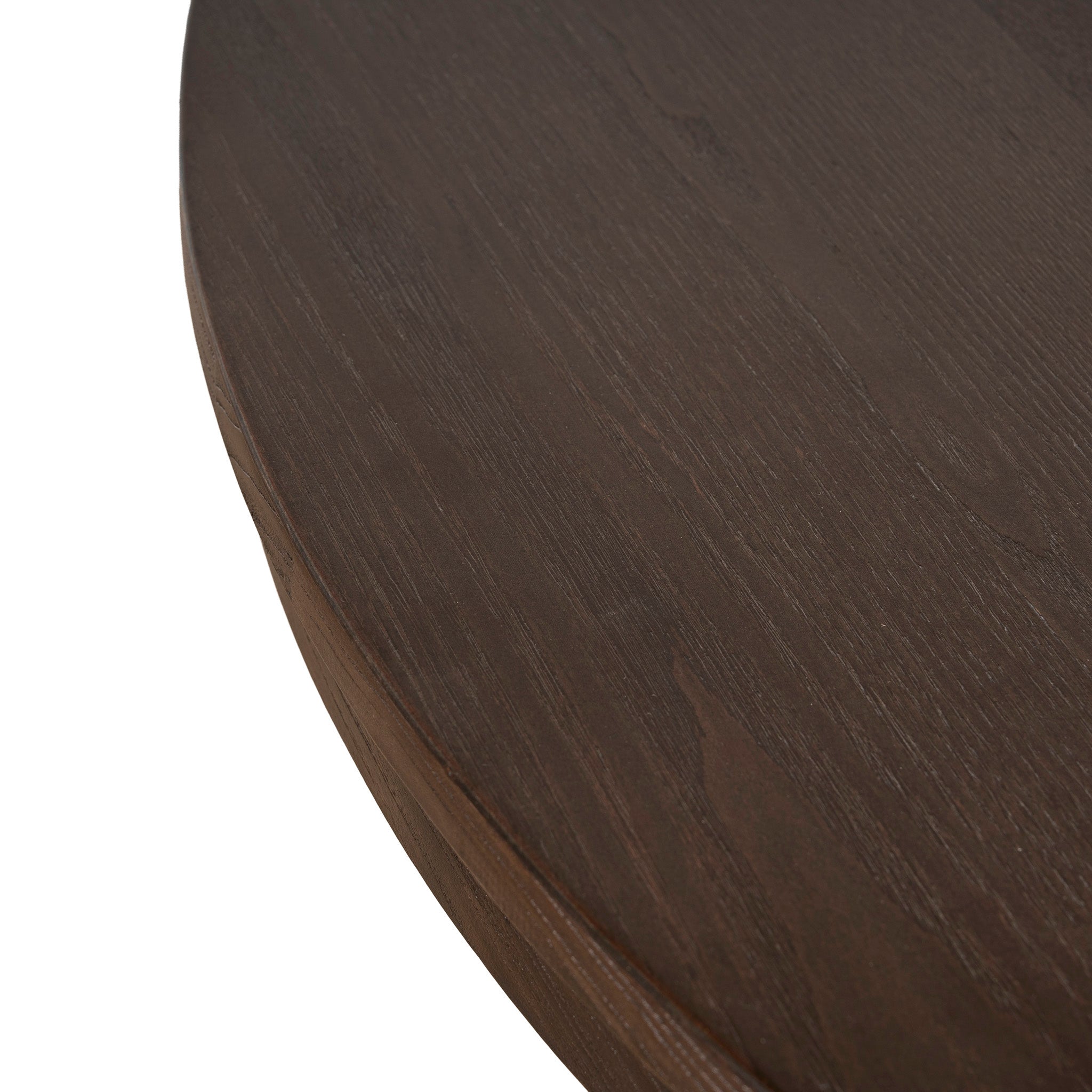 CDT10892-NI 1.2m Round Elm Dining Table - Walnut