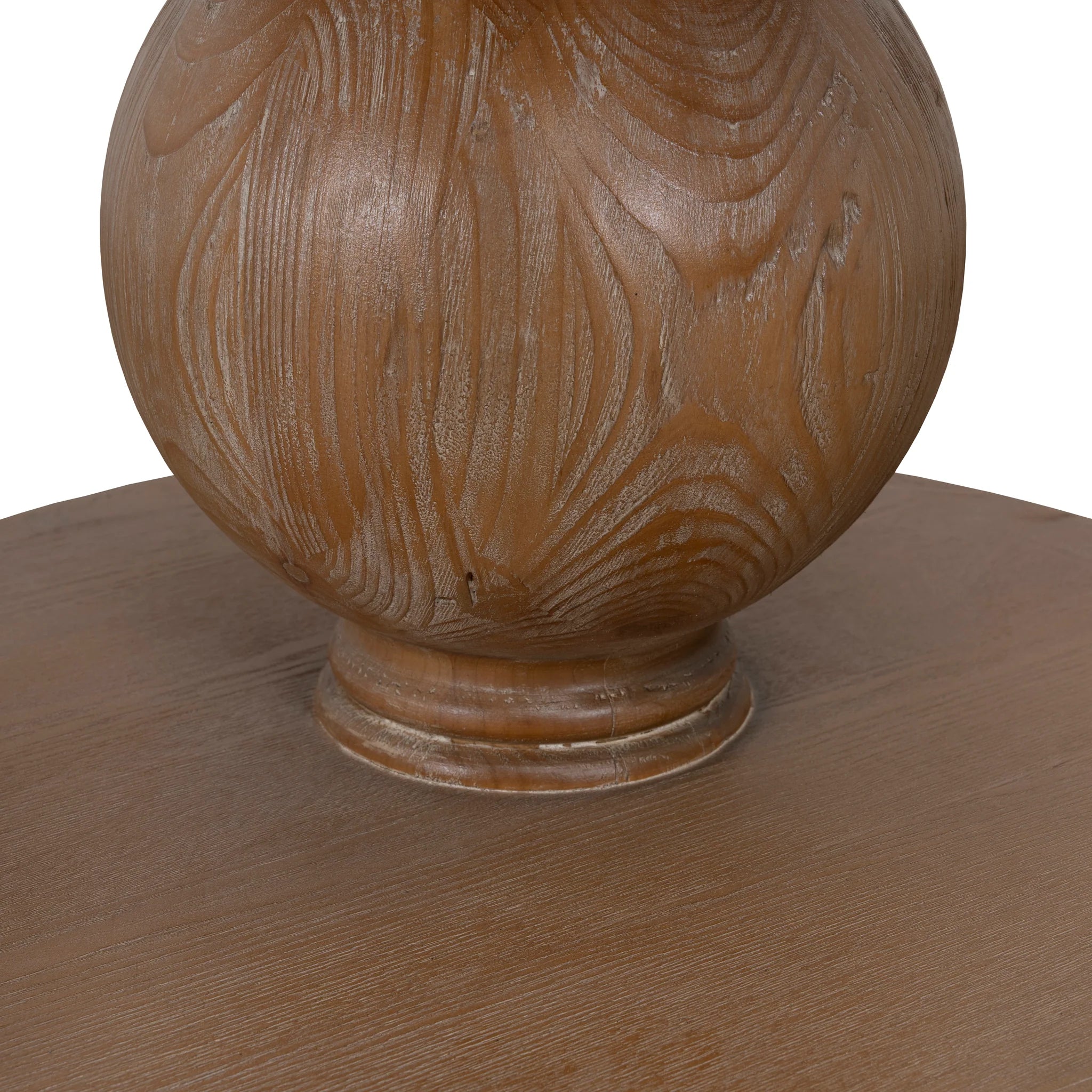 Dolovera 1.2m Round Elm Dining Table - Natural