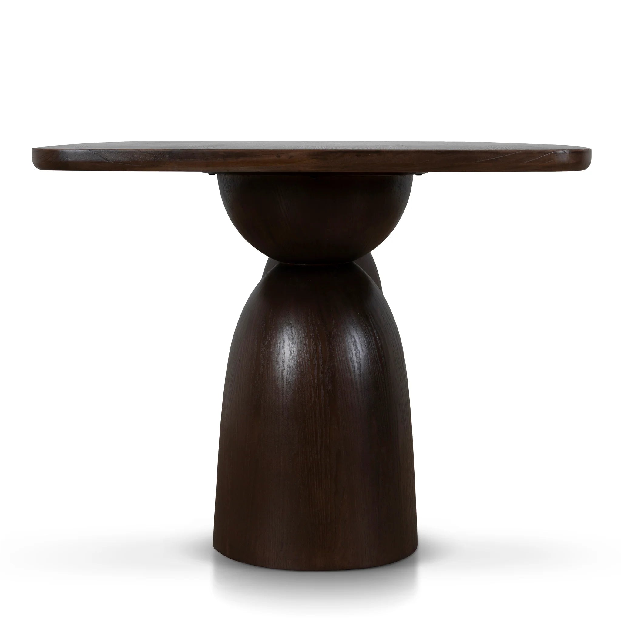 Mabuna 2.2m Elm Dining Table - Walnut